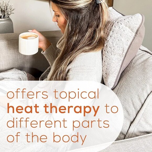 Beurer Ultra-Plush Heated Pillow UHP48N Lumbar Support Back Pain Relief New - Picture 5 of 16